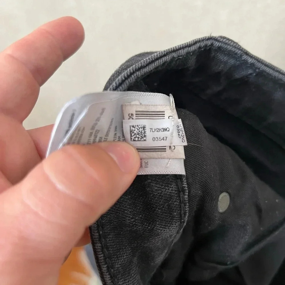 ⭐️American Eagle Flex Slim Jeans in Faded Black Mens Size 30 x 32 - Picture 14 of 15